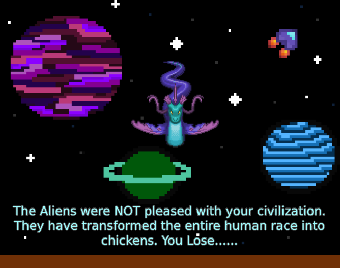 you lose space image